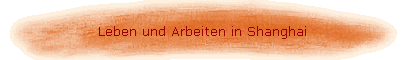 Leben und Arbeiten in Shanghai